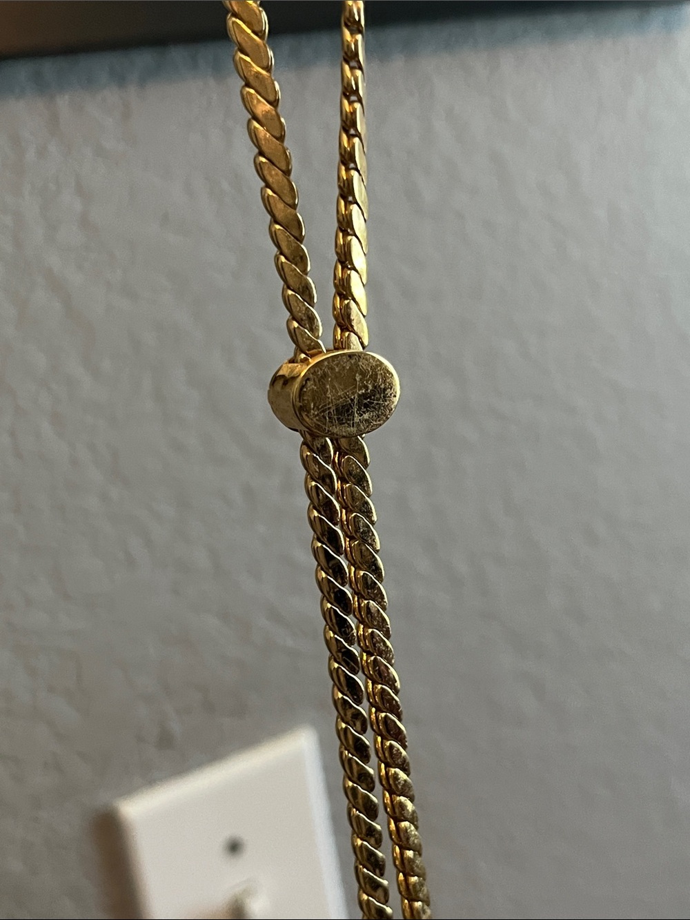 Monet Gold-Tone Lariat Necklace with Tassel Drops - Picture 7 of 14